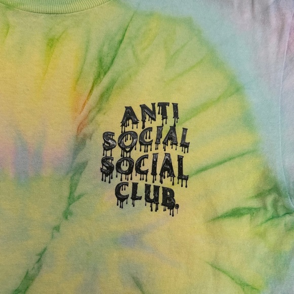 Anti Social Social Club Mind Melt Tee 'Tie Dye' - Picture 2 of 7